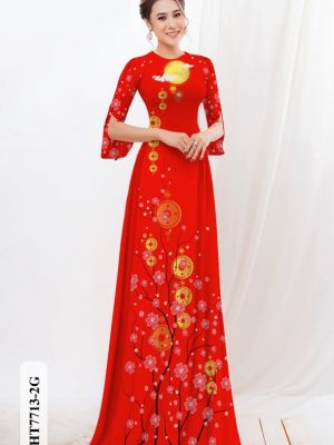 1607149839 vai ao dai hoa dao mac tet (2)